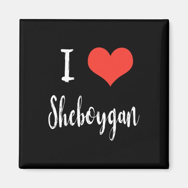 Íman Eu Amo Sheboygan (Frente)