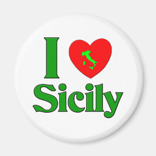 Íman Eu amo Sicília Italia