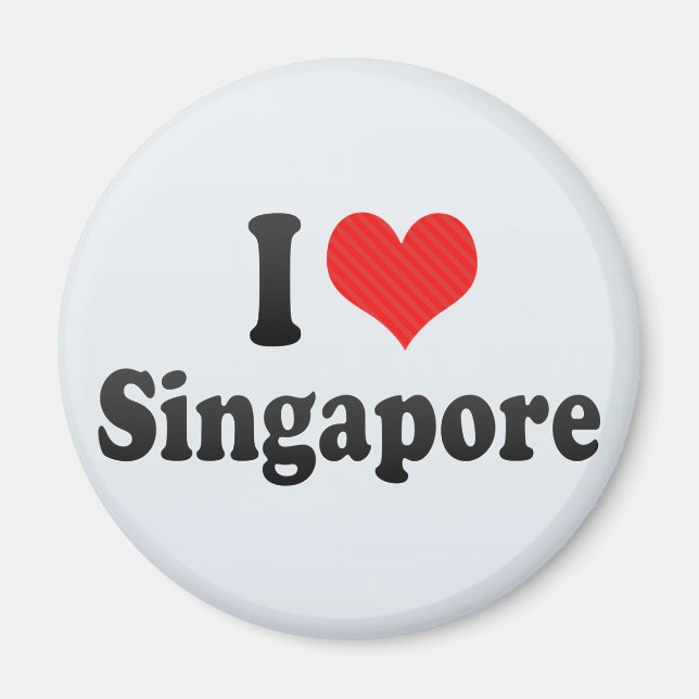 Íman Eu amo Singapura (Frente)