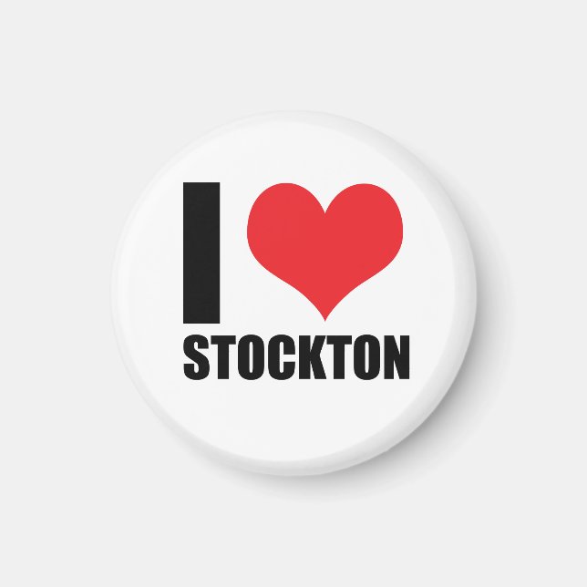 Íman Eu amo Stockton (Frente)