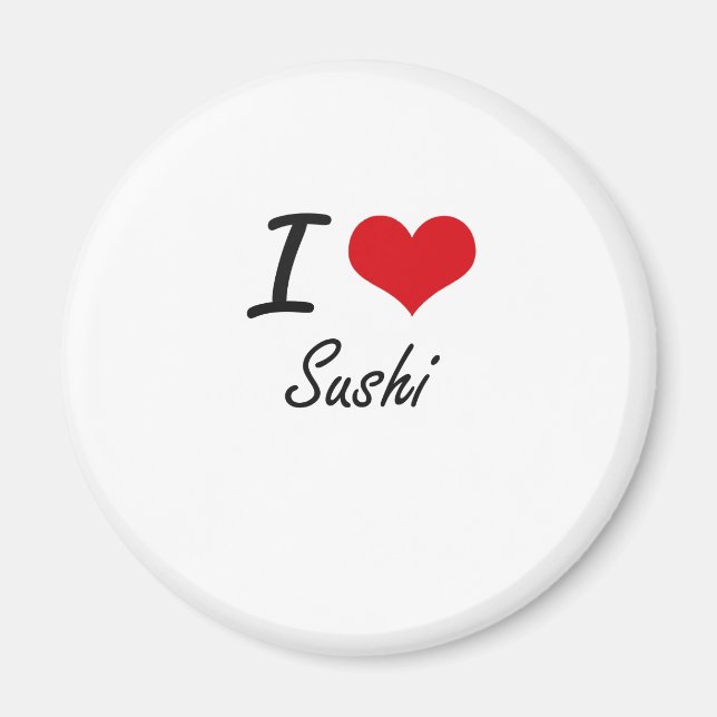 Íman Eu amo Sushi (Frente)