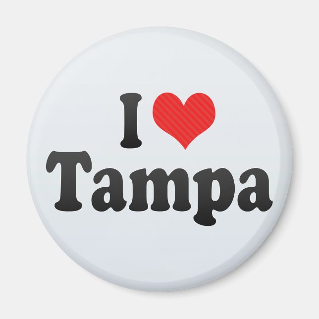 Íman Eu Amo Tampa (Frente)