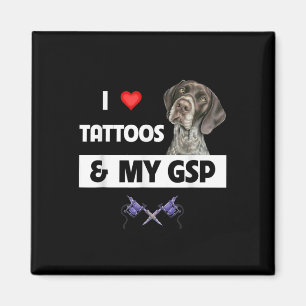 Íman Eu Amo Tatuagens E Meu Ponto Curto Alemão Da Gsp