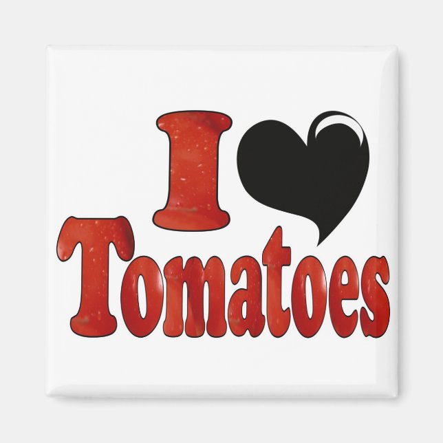 Íman Eu Amo Tomates (Frente)