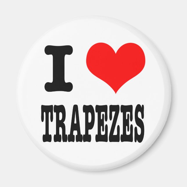 ÍMAN EU AMO TRAPÉZIOS (Frente)