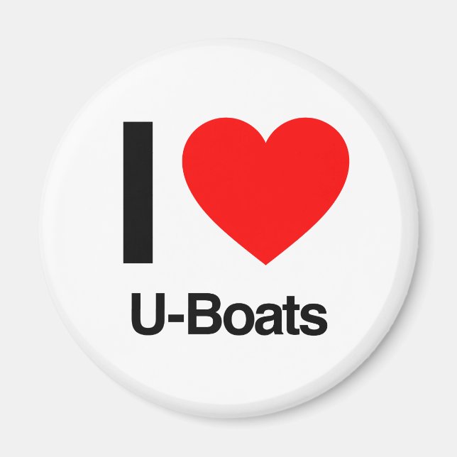 Íman eu amo u-barcos (Frente)