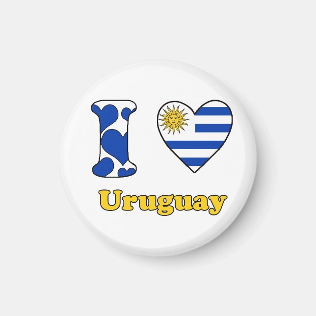 Íman Eu amo Uruguai (Frente)
