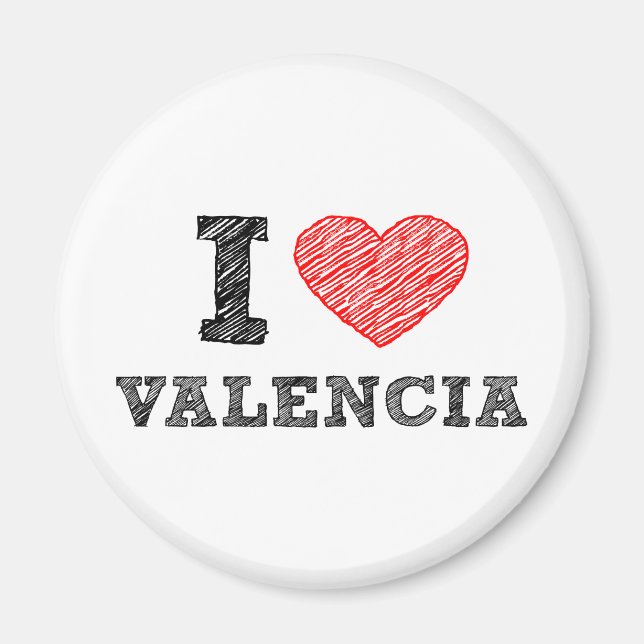 Íman Eu Amo Valencia (Frente)