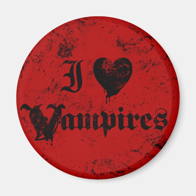 Íman Eu Amo Vampiros (Frente)