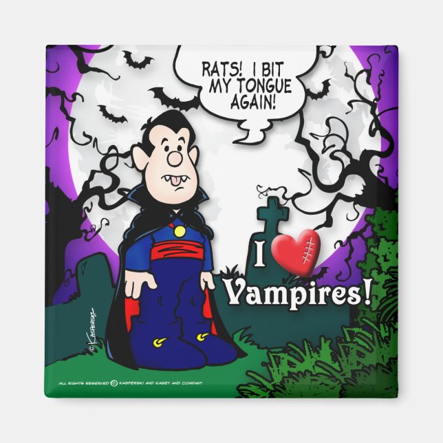 Íman Eu Amo Vampiros (Frente)