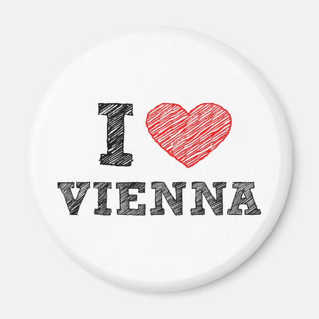 Íman Eu Amo Viena (Frente)