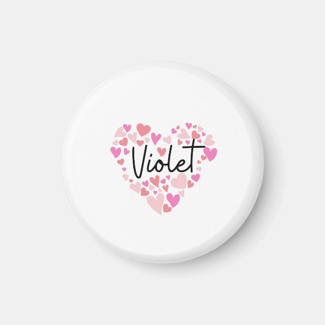 Íman Eu amo Violet (Frente)