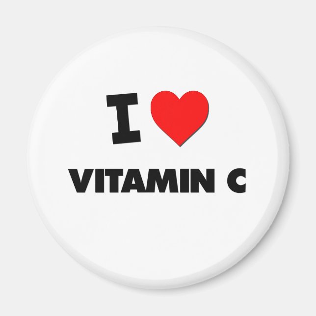 Íman Eu amo Vitamina C (Frente)