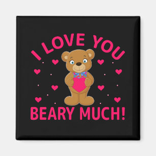 Íman Eu Amo Você Beber Muito Urso Teddy