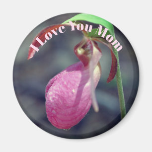 Íman Eu Amo Você Flor de Sapato de Senhora Mãe