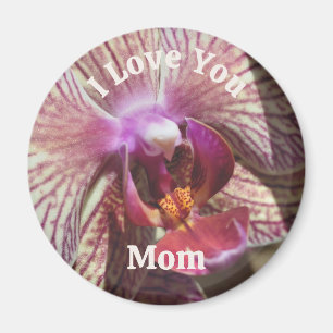 Íman Eu Amo Você Mãe Orquídea Flor De Perto 