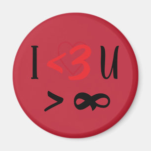 Íman Eu Amo Você Mais do Que Ímã Infinito