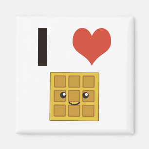 Íman Eu amo Waffles