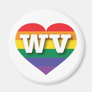 Íman Eu amo West Virginia Orgulho gay