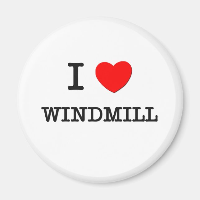 Íman Eu amo WINDMILL (Frente)
