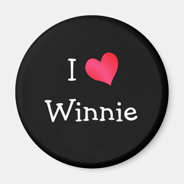Íman Eu Amo Winnie (Frente)