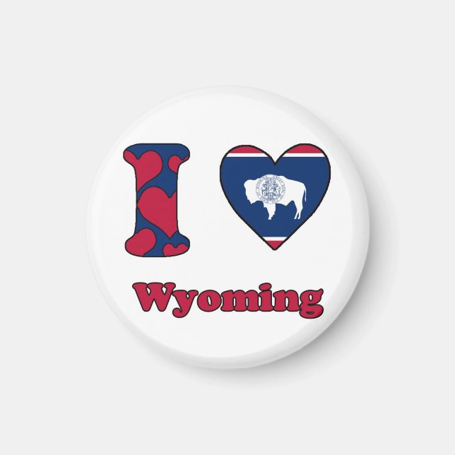 Íman Eu amo Wyoming (Frente)