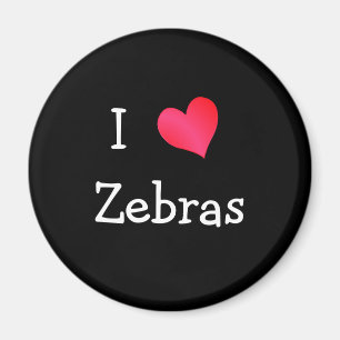 Íman Eu amo zebras