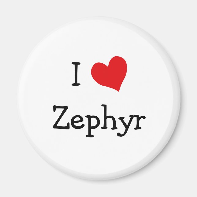 Íman Eu Amo Zephyr (Frente)