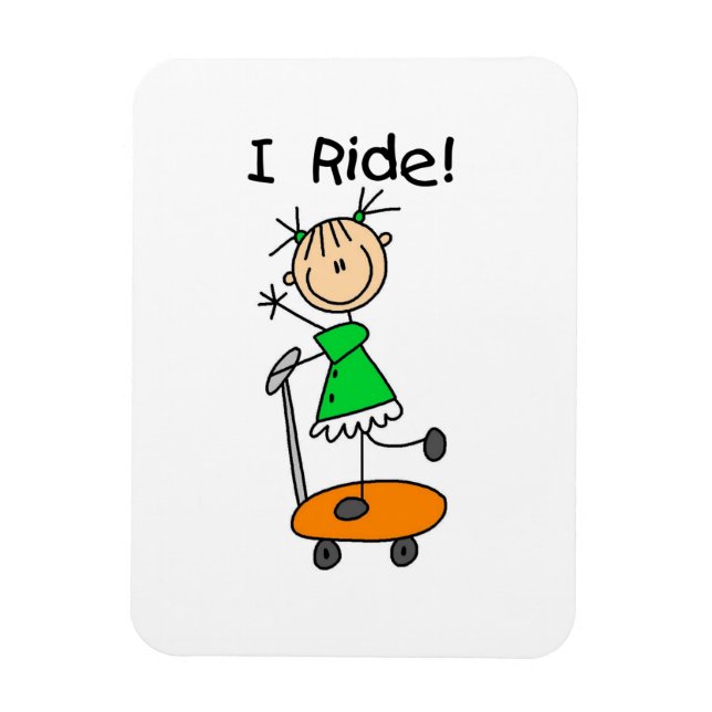 Íman Eu Ando - Menina de Scooter (Vertical)