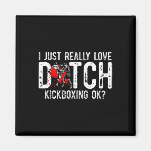 Íman Eu Apenas Amo Muito Muay Thai Arte Marcial Kickbox