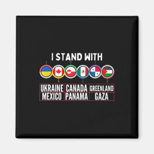 Íman Eu Apoio a Ucrânia Canadá Gaza México Panamá Hum