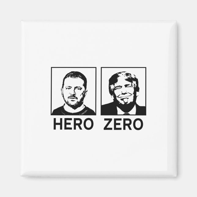 Íman Eu Apoio a Ucrânia Herói Ucraniano Zero Zelensky (Frente)