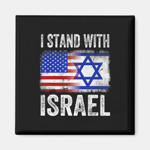 Íman Eu Apoio Camiseta Patriótica Israel EUA E Israel