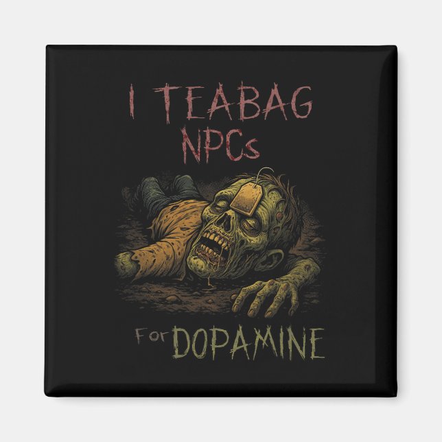 Íman Eu Atejo Npcs Para Dopamina - Zombie Gamer Hall En (Frente)