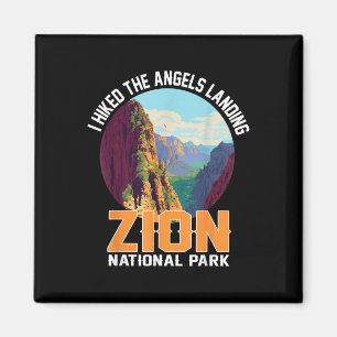 Íman Eu Caminhei Até o Angels Landing Zion National Par