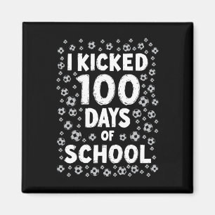 Íman Eu Chutei 100 Dias De Futebol Escolar Crianças 100