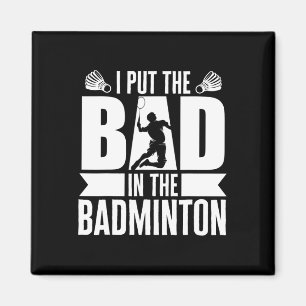 Íman Eu Coloquei O Mau Em Badminton Athlete Badminton S