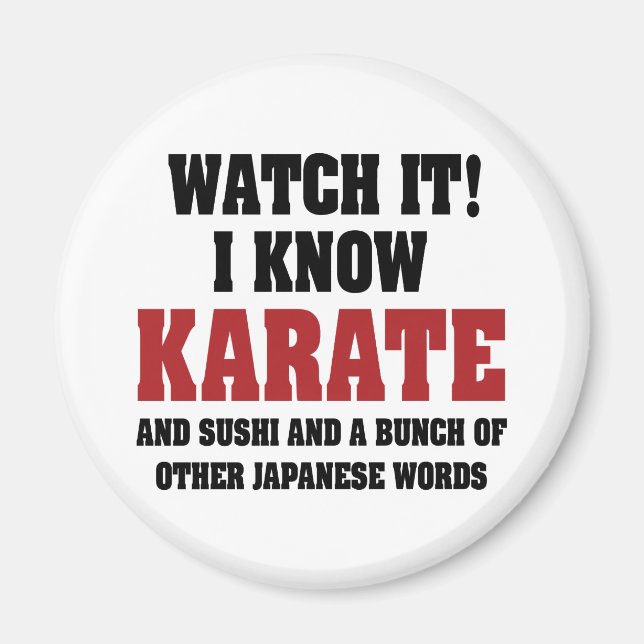 Íman Eu Conheço Karate! E Sushi E Outras Palavras Japon (Frente)