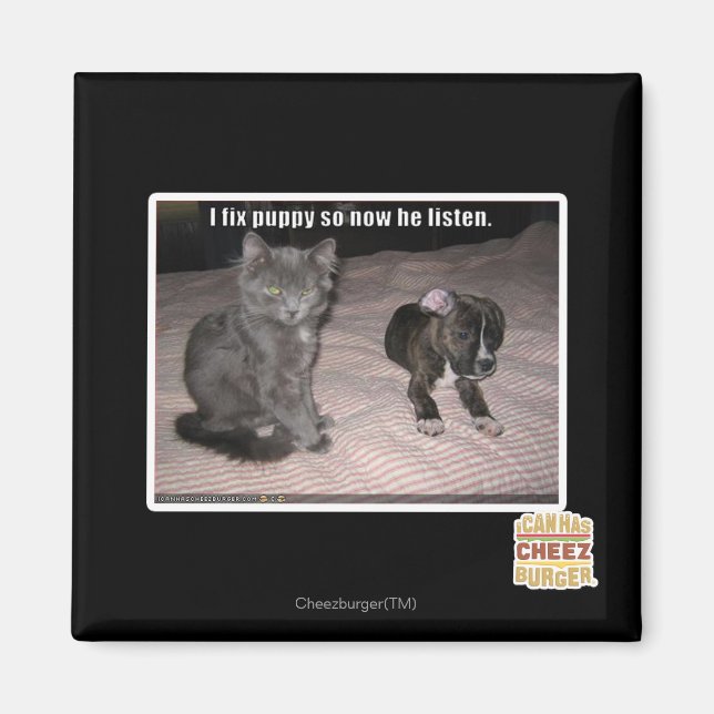 Íman Eu conserto cachorrinho (Frente)