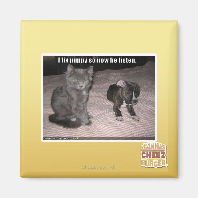 Íman Eu conserto cachorrinho (Frente)