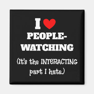 Íman Eu (coração) Pessoas assistindo, interagindo parte