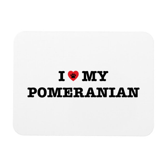 Íman Eu Corto Meu Pomeraniano (Horizontal)