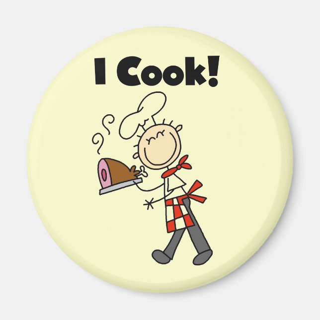Íman Eu Cozinho - Chef Masculino (Frente)