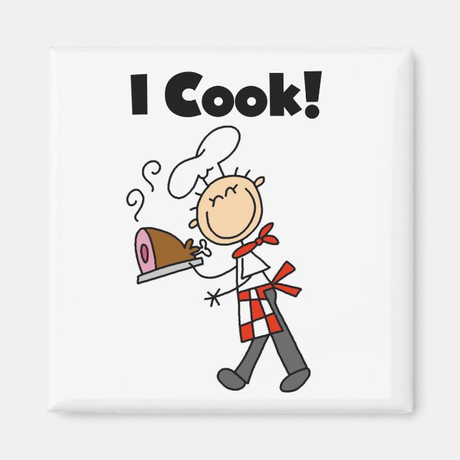 Íman Eu Cozinho - Chef Masculino (Frente)