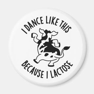 Íman Eu Danço Assim Porque Eu Lactose Cuta Vaca PUn