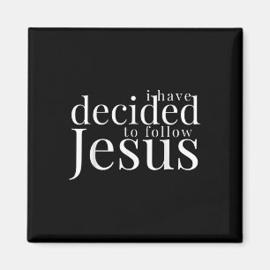 Íman Eu Decidi Seguir Jesus Batismo Letra Branca