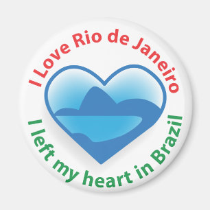 Íman Eu deixei meu coração em Brasil - amor Rio de