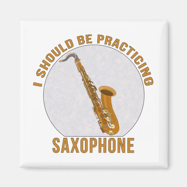 Íman Eu Deveria Estar Praticando Saxofone (Frente)
