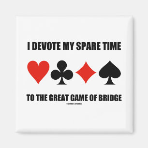 Íman Eu devoto meu tempo livre ao grande jogo da ponte