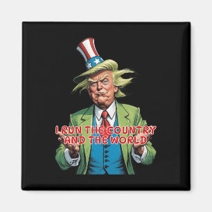 Íman Eu Dirijo O País E O Mundo Divertido Trump